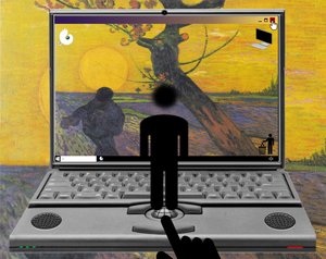 A világ és a föld találkozása (a sorozatból: Windows) alkotó: Alexander Eibach