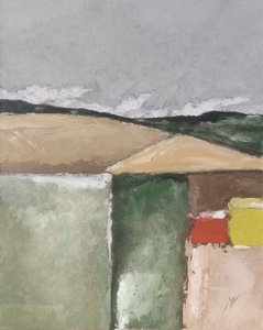 A dombok alján alkotó: M. Vet