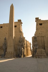 A luxori templom, ókori egyiptomi építészet Luxorban