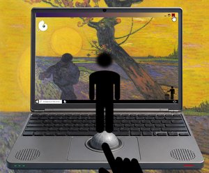 A világ és a föld találkozása (a Windows sorozatból) alkotó: Alexander Eibach