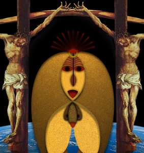 Ecce Homo (I) (a történelmi állat és a történelmi ember) alkotó: Alexander Eibach
