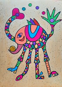 Zsiráfdisznó alkotó: Steffi_Seiler_Art