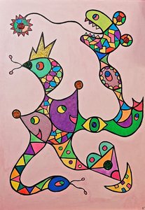 Megszelídített bolond lény alkotó: Steffi_Seiler_Art