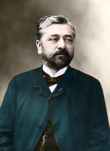 Gustav Eiffel (1823-1923) francia mérnök portréja.