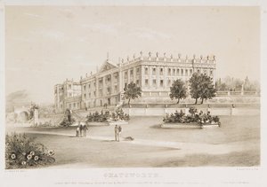 Chatsworth House, Derbyshire, 1839 alkotó: 4th Earl of Morton James Douglas