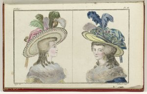 Cabinet des Modes vagy New Modes, 1786. augusztus 1., pl. III