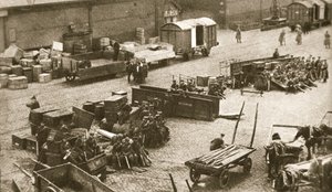 A Királyi Sussex Ezred 2. zászlóalja, Belfast, Írország, 1907 alkotó: AE Brown