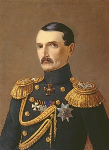 V.A admirális portréja Kornyilov (1806-1854), Krím hőse