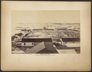 Sickel kórház, a Fairfax Szeminárium felé nézve, 1864. január 5.