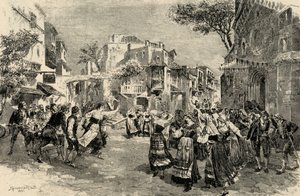Mascagni operája, Cavalleria Rusticana – záró felvonás alkotó: A. (after) Bonamore