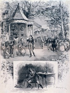 A Werther opera jelenete a milánói nemzetközi teatro lirico előadása után alkotó: A. (after) Bonamore