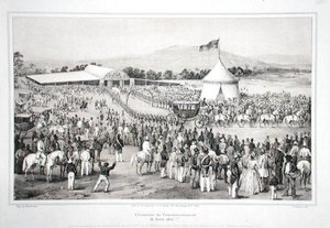 Faustin Soulouque tábornok (kb. 1785-1867) haiti császárrá koronázása alkotó: A. (after) Hartmann