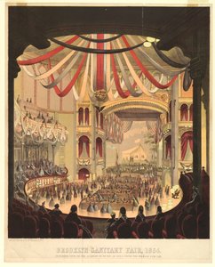 A Zeneakadémia belső képe a ruhakörből nézve alkotó: A. Brown and Company