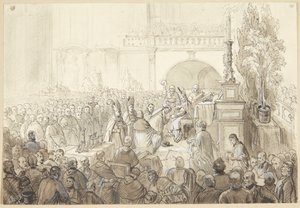 Egyházi szertartás alkotó: A. Burg