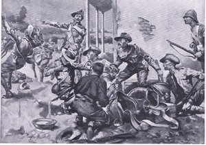 A Hamel Fontein Farm elleni támadás a Pretoria után: A gerillaháborúból, amelyet a Harmsworth Bros Limited adott ki, 1901