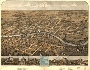 South Bend, Indiana, 1866.