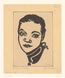 Josephine Baker portréja alkotó: A. Ducand