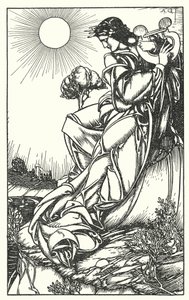 Illusztráció Tennyson In memoriam című művéhez (metszet) alkotó: A. Garth Jones