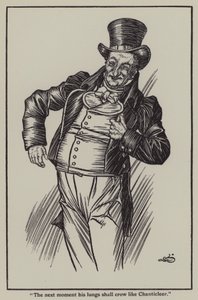 Illusztráció Charles Lamb Elia esszéihez (litho)
