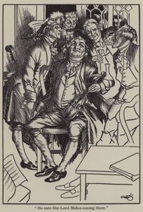 Illusztráció Charles Lamb Elia esszéihez (litho) alkotó: A. Garth Jones