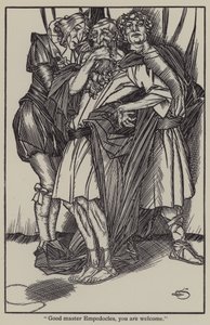 Illusztráció Charles Lamb Elia esszéihez (litho) alkotó: A. Garth Jones