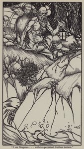 Illusztráció Charles Lamb Elia esszéihez (litho) alkotó: A. Garth Jones