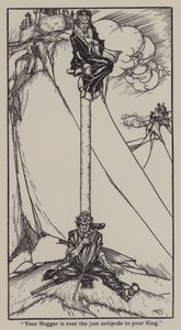 Illusztráció Charles Lamb Elia esszéihez (litho) alkotó: A. Garth Jones