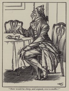 Illusztráció Charles Lamb Elia esszéihez (litho)
