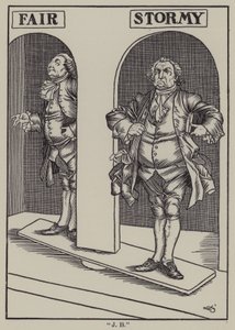 Illusztráció Charles Lamb Elia esszéihez (litho) alkotó: A. Garth Jones
