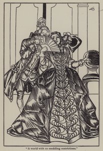 Illusztráció Charles Lamb Elia esszéihez (litho) alkotó: A. Garth Jones