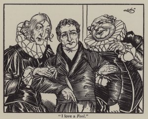 Illusztráció Charles Lamb Elia esszéihez (litho) alkotó: A. Garth Jones
