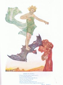 Ariel dala (The Tempest), a Tales from Shakespeare pubból. a Ward Lock & Co Ltd
