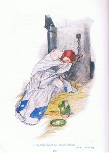 Cordelia börtönben (Lear király) vetett véget életének, a Tales from Shakespeare pubból. a Ward Lock & Co Ltd