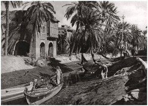 Serai Creek, Basra, Irak, 1925 alkotó: A. Kerim