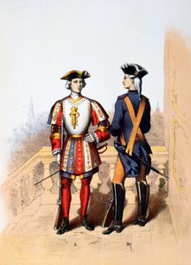 Királyi gárda a királynak és lovas, 1887. XVIII. század