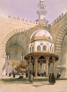 Hassan szultán mecsete, Kairó, kocsma. 1846 (litó)