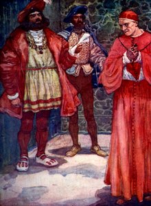 Henry elküldte Wolseyt a bíróságtól, c1529, 1905.