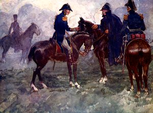 Csak a csata után találkozott Blucher és Wellington, 1815, 1905