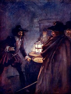 Szigorú, kivont kardú férfiak közeledtek feléje, 1605, 1905.