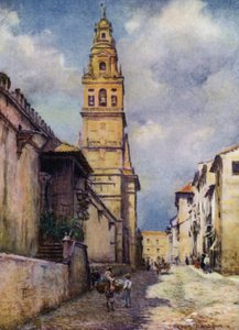Cordova, Calle Cardinal Herrera (színes litó) alkotó: A. Trevor Haddon