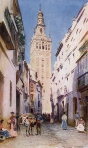 Sevilla, The Giralda (színes litó)