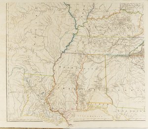A Map of the United States of North America alkotó: Aaron Arrowsmith