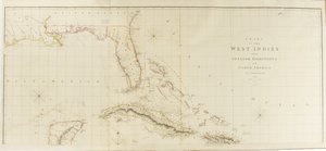 Chart of the West Indies and Spanish Dominions in North America