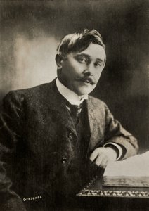 Maurice Maeterlink belga író portréja (fotó) alkotó: Aaron Gerschel