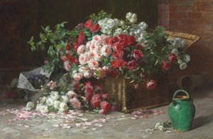 Roses kosár, 1890 körül (olaj, vászon)