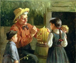 Jack-o-Lantern (olaj, vászon)
