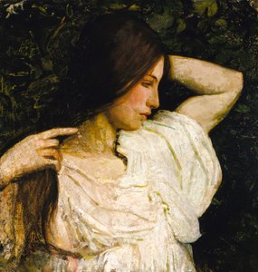 Haját rendező lány, 1918-1919.