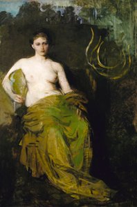 Félig drapírozott figura alkotó: Abbott Handerson Thayer