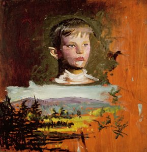 Egy fiú feje, 1919 alkotó: Abbott Handerson Thayer