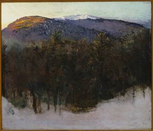 Monadnock, téli napfelkelte